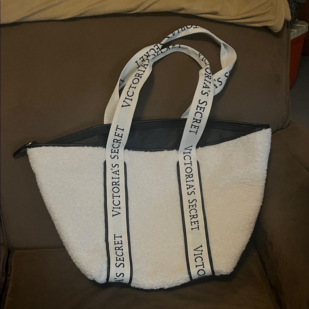 Victoria's Secret Black and Cream Tote